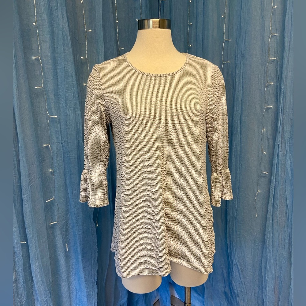 PURE essence Scoop Neck Textured Knit